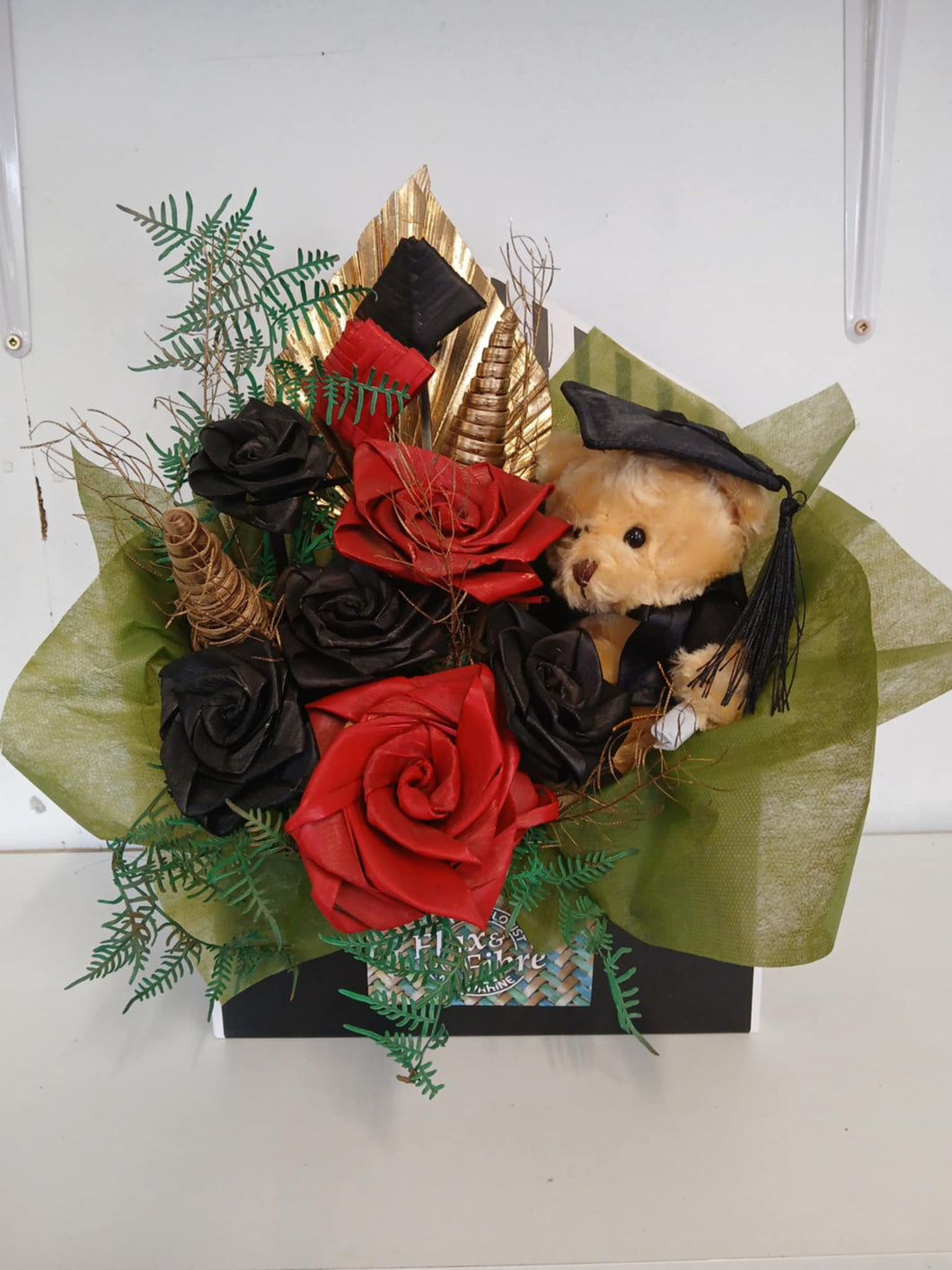 Graduation Bear Envelope Arrangement